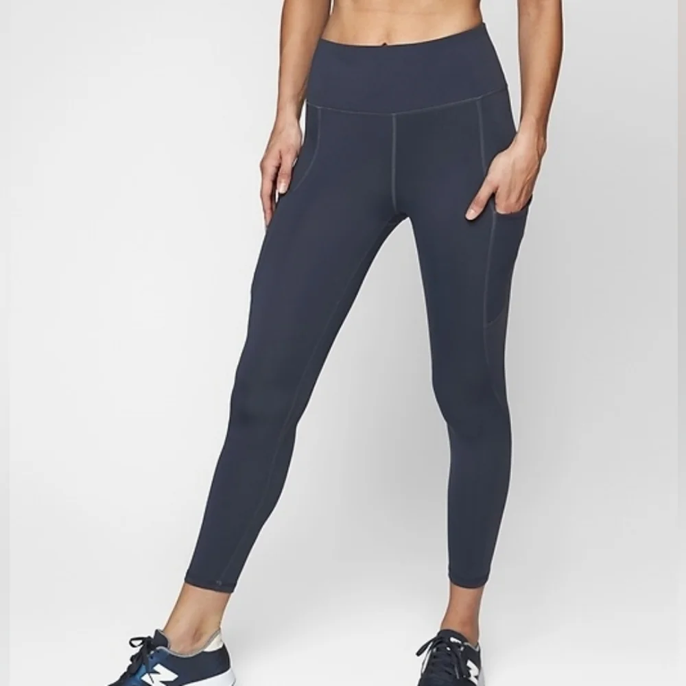 Athleta All In 7/8 Tight Size Extra‎ Sm Blue